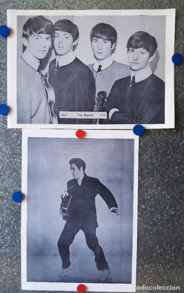 Fotos de cantantes: LOS BEATLES - ELVIS PRESLEY.  2 POSTERS A&Ntilde;OS 80