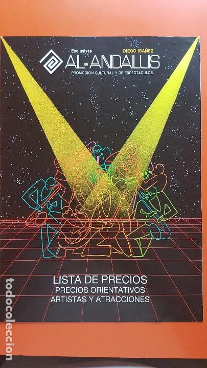 Photos de Chanteurs et Chanteuses: LISTADO DE PRECIOS DE ARTISTAS. EXCLUSIVAS AL-ANDALUS