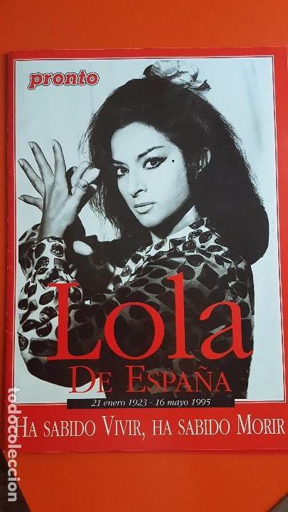 Photos de Chanteurs et Chanteuses: FOLLETO CON 3 FASC&Iacute;CULOS SOBRE LA VIDA DE LOLA FLORES