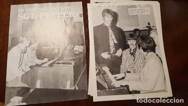 Fotos von Musikern: Recortes de revista (clipping) - The Beatles -de la revista Record collector #233 Sgt Pepper