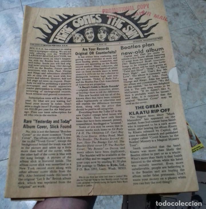 Fotos de cantantes: THE BEATLES HERE COMES THE SUN FANZINE USA 1977