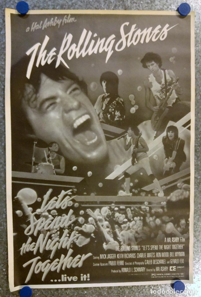 Fotos de Cantantes: THE ROLLING STONES / LET'S SPEND THE NIGHT TOGETHER - POSTER . A&Ntilde;O 1982