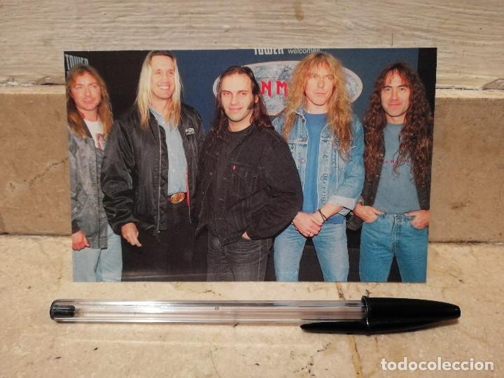 Fotos de Cantantes: TARJETA ACARTONADA -10*15- IRON MAIDEN 90's - ARCHIVO - HEAVY METAL