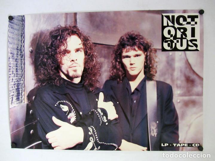 Photos of Singers: Notorious +/- Hist&oacute;rico cartel original promocional del grupo. 59x84cms.