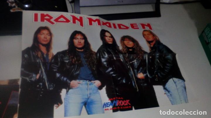 Fotos de Cantantes: Poster de IRON MAIDEN-RAMONES- HEAVY ROCK MAGAZINE