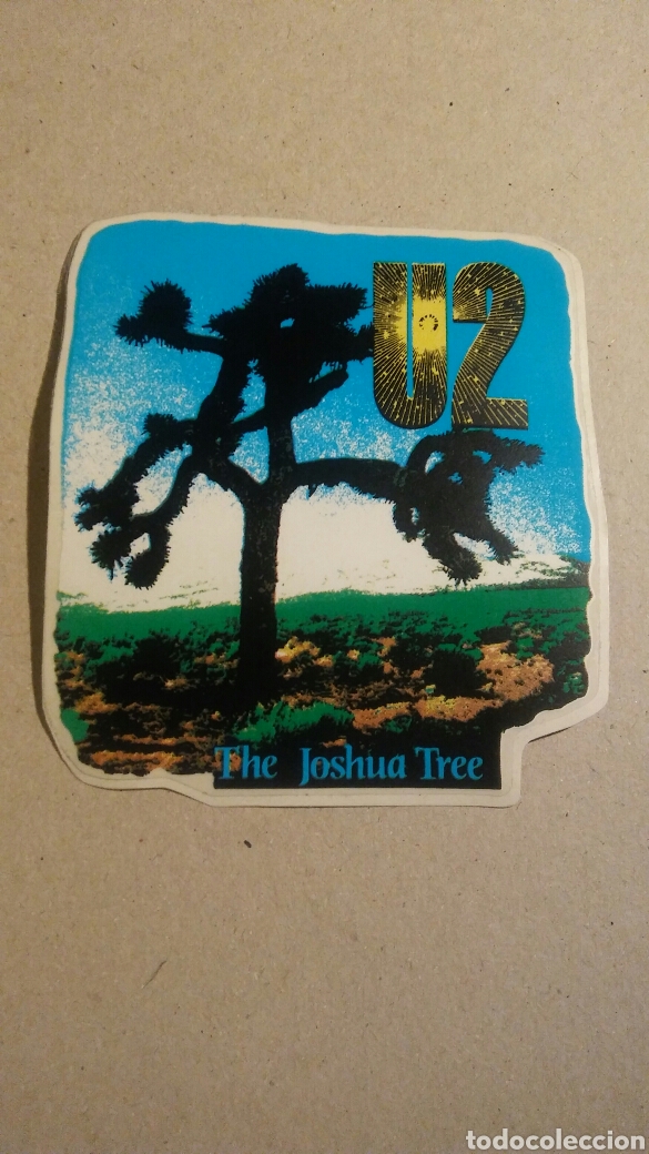 Fotos de cantantes: PEGATINA GRANDE U2 A&Ntilde;OS 80