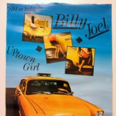 Fotos de Cantantes: BILLY JOEL ”UPTOWN GIRL” (1983). CARTEL ORIGINAL PROMOCIONAL DEL ÁLBUM.. Lote 147037974