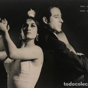 Pepa Cortes y Pepe Contreras. Flamenco gitano. París. Foto René Robert