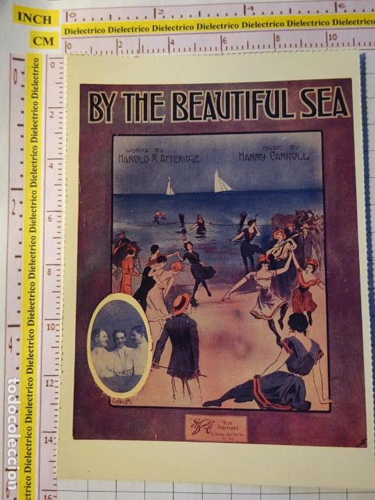 Photos de Chanteurs et Chanteuses: POSTAL DE M&Uacute;SICA. A&Ntilde;O 1988. RETRO VINTAGE ANTIGUA CANCI&Oacute;N. BY THE BEAUTIFUL SEA 1914. 2117