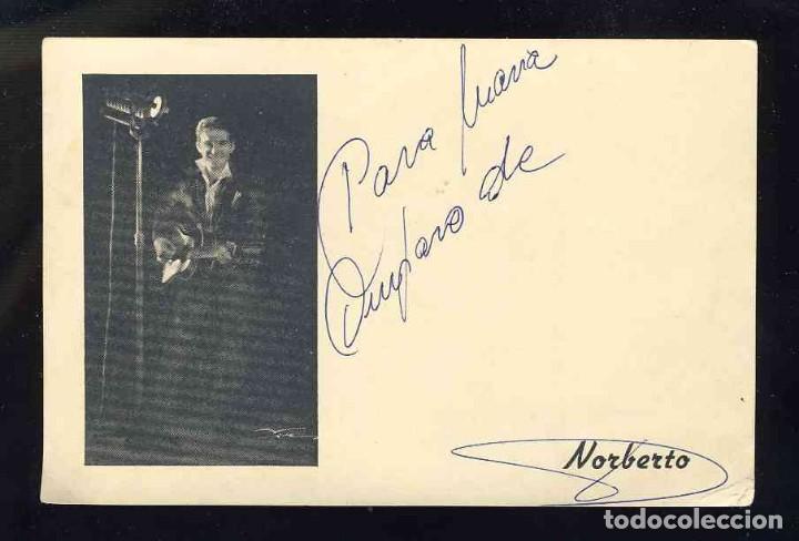 Fotos von Musikern: Foto postal de Cantantes: NORBERTO