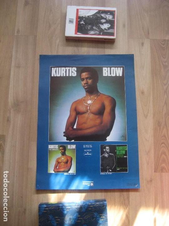 Photos of Singers: KURTIS BLOW - CARTEL OFICIAL PROMO DE COMPA&Ntilde;IA - 40 X 55 CMS - BLUES SOUL