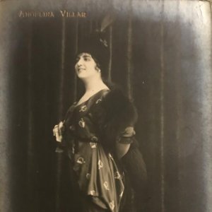 Angelina Villar. Fotografía / Tarjeta postal original.