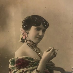 1906 La Gardenia. Fotografía / Tarjeta postal original.