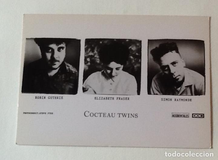 Fotos von Musikern: COCTEAU TWINS, POSTAL PROMOCIONAL A&Ntilde;OS 80