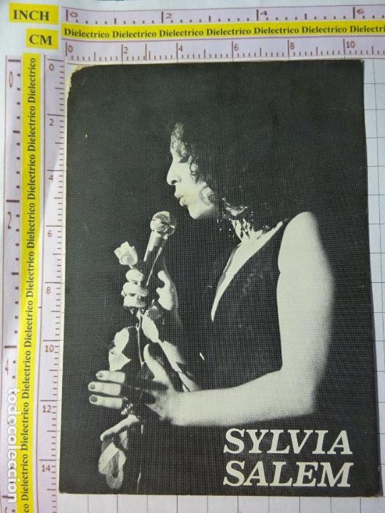 Photos de Chanteurs et Chanteuses: FOTO POSTAL DE M&Uacute;SICA. CANTANTE ARTISTA. SYLVIA SALEM. 115