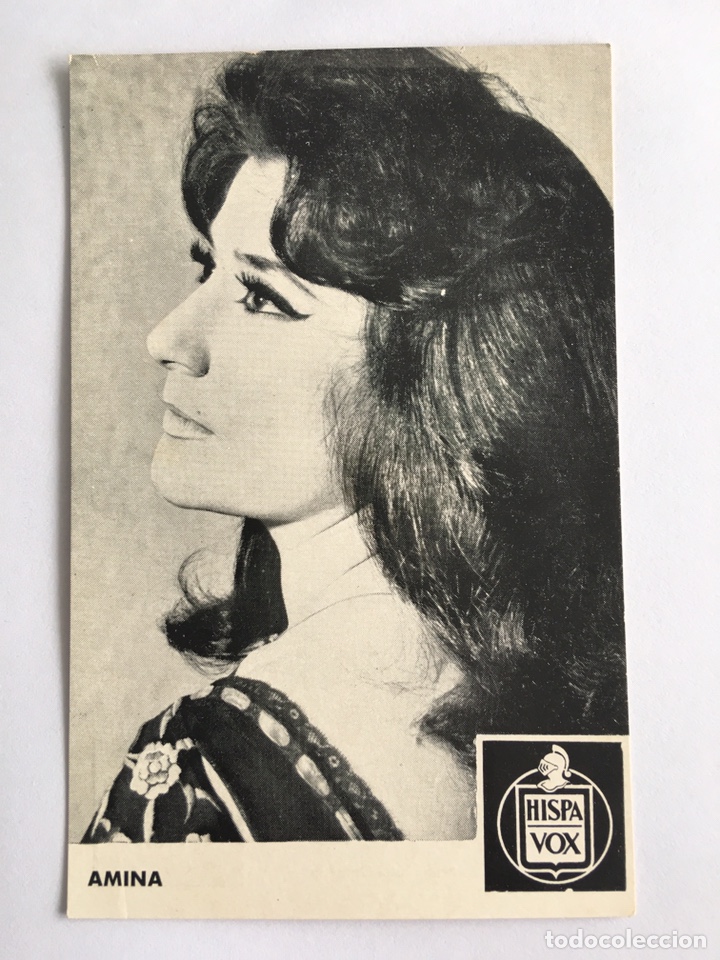 Photos de Chanteurs et Chanteuses: Amina postal Hispa Vox a&ntilde;os 60