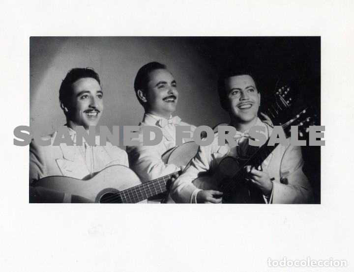 Photos of Singers: TR&Iacute;O GUADALAJARA. Foto otriginal, 1958.