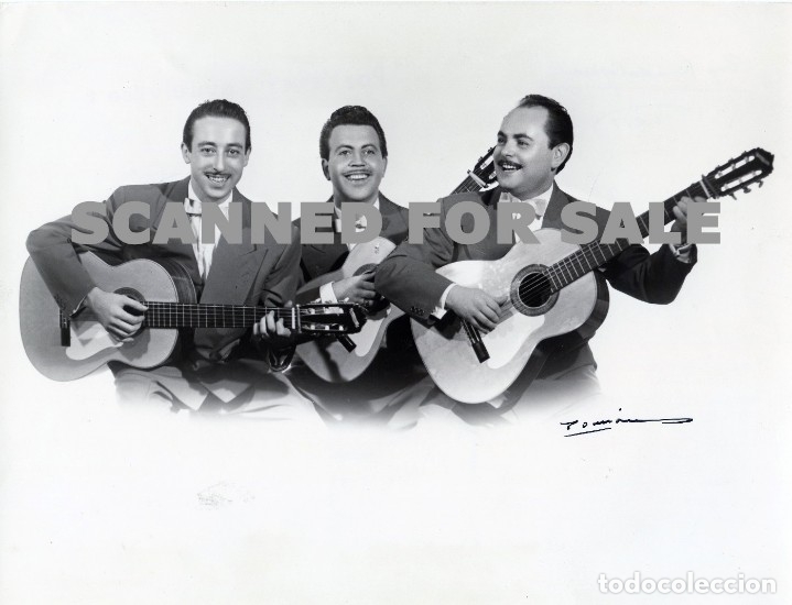 Photos of Singers: TR&Iacute;O GUADALAJARA. Foto original, 1959.