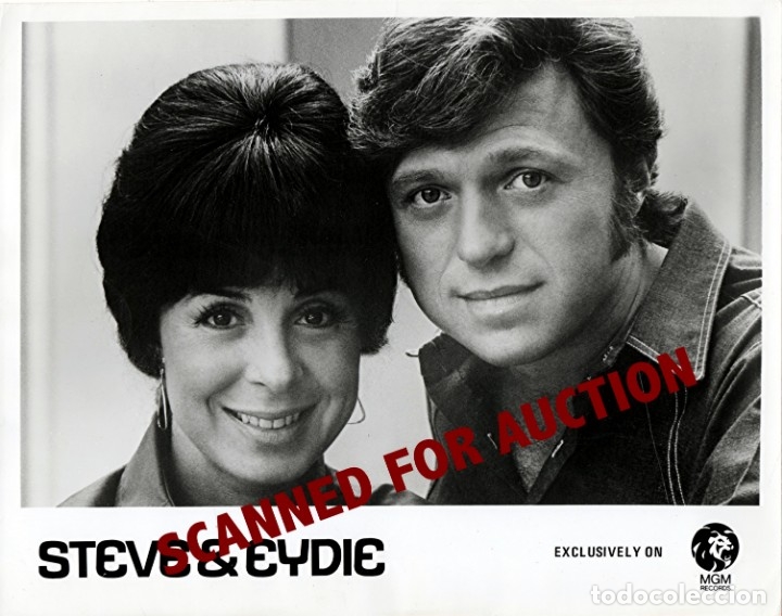 Photos of Singers: EYDIE GORME & STEVE LAWRENCE. Foto original, 1971.