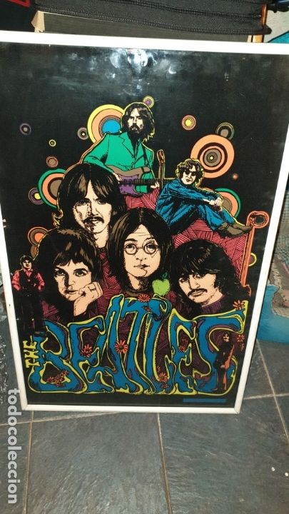 Fotos de cantantes: THE BEATLES , POSTER TELA 1975 0HIO MERIDA USA