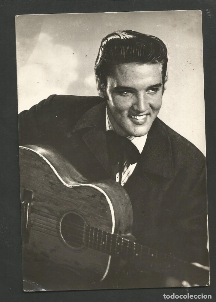 Fotos von Musikern: ELVIS PRESLEY-EDIC&middot;RAKER-POSTAL ANTIGUA-VER REVERSO-(61.619)