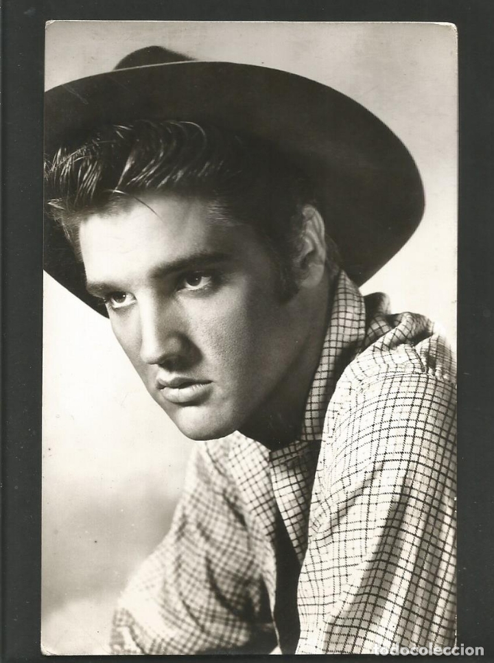 Photos de Chanteurs et Chanteuses: ELVIS PRESLEY-ARCHIVO BERMEJO-POSTAL ANTIGUA-VER REVERSO-(61.620)