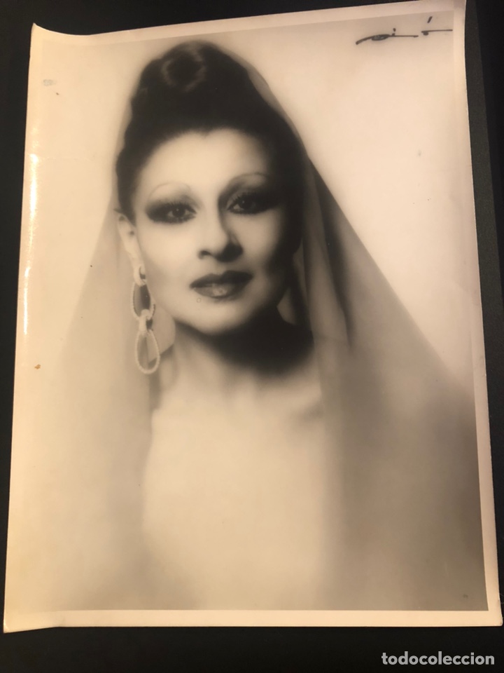 Photos de Chanteurs et Chanteuses: Foto original de gracia montes 24x18 cm