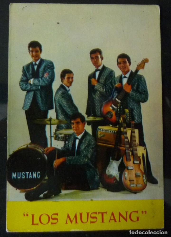 Photos de Chanteurs et Chanteuses: LOS MUSTANG // POSTAL PROMOCIONAL //1964