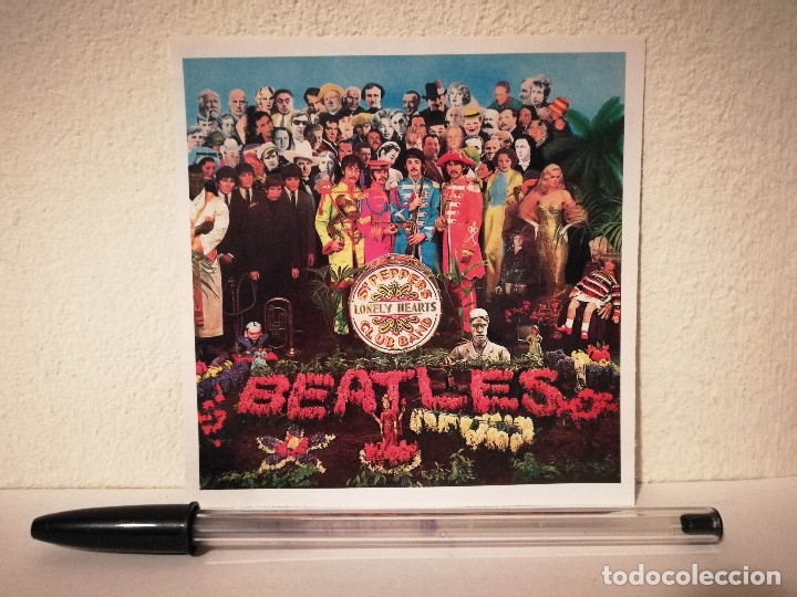 Photos of Singers: TARJETA ACARTONADA - Sgt. Pepper's Lonely Hearts Club Band - THE BEATLES