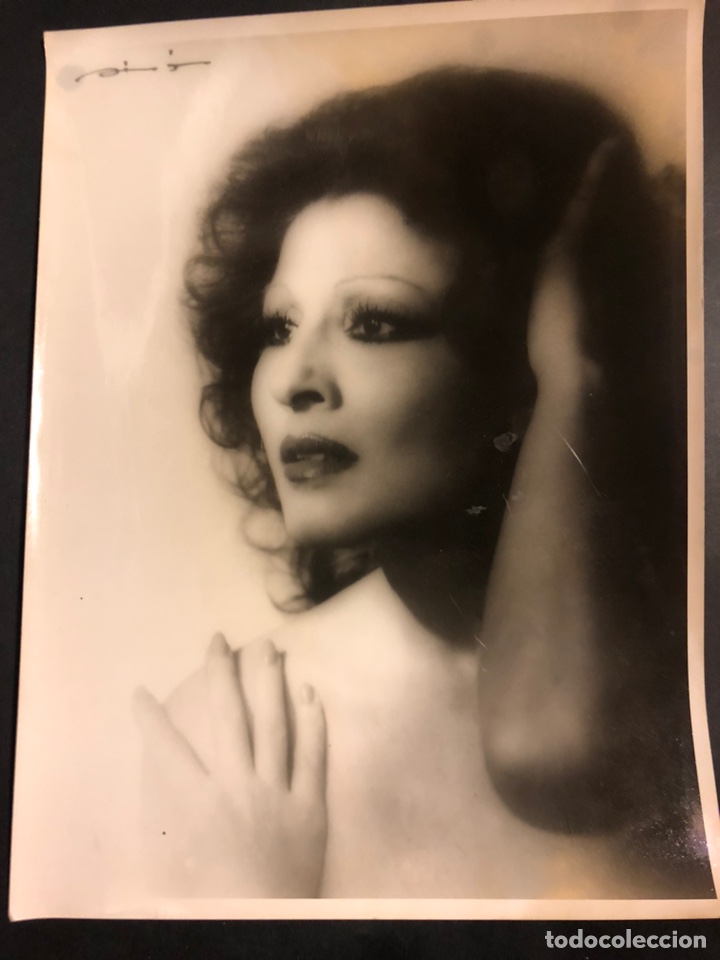 Photos de Chanteurs et Chanteuses: Foto original de gracia montes 24x18 cm
