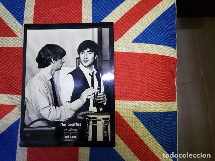 Fotos von Musikern: THE BEATLES:EXCELENTE REPRO de FOTO ODEON PROMOCIONAL-ESPA&Ntilde;A -OPORTUNIDAD COLECCIONISTAS