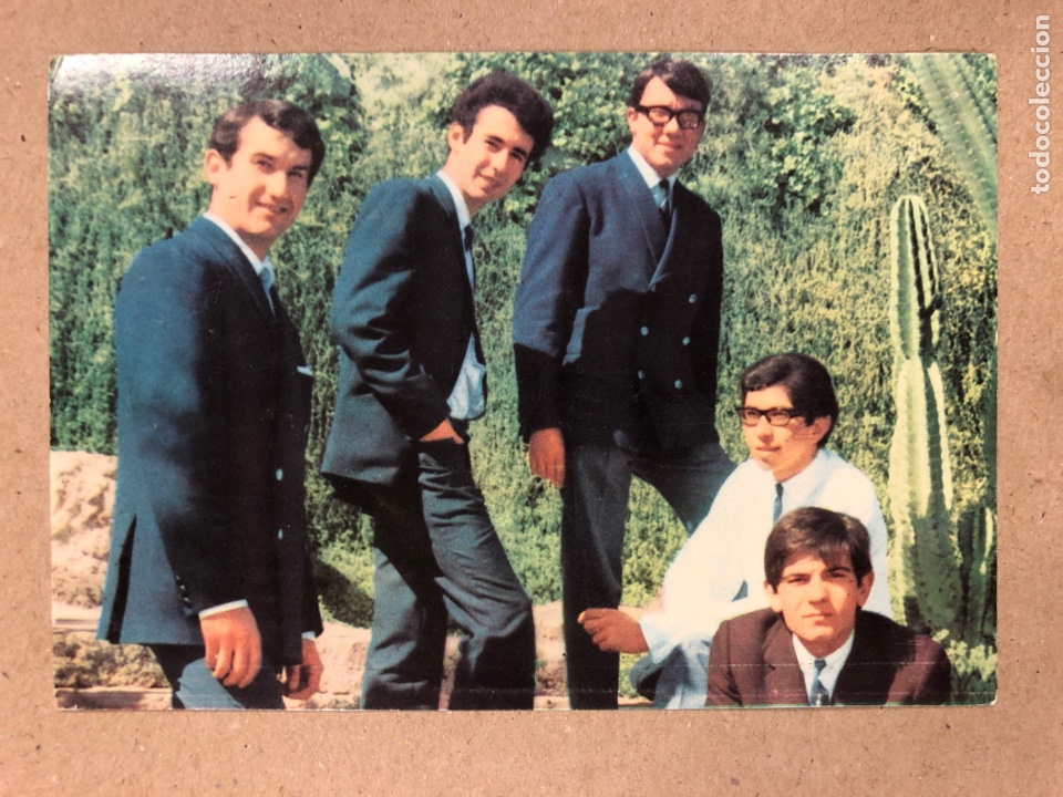Fotos de cantantes: LOS PUMAS. POSTAL SIN CIRCULAR PROMOCIONAL DE LA BANDA. N&deg; 495 OSCARCOLOR.