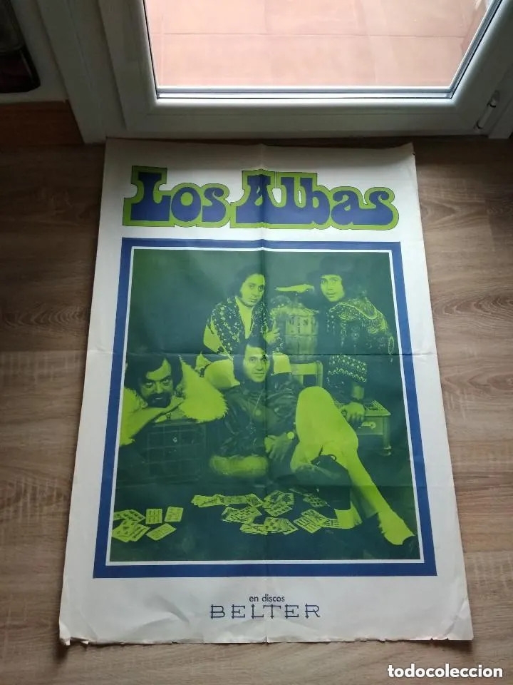 Photos of Singers: CARTEL ORIGINAL DE EPOCA LOS ALBAS BELTER A&Ntilde;OS 60