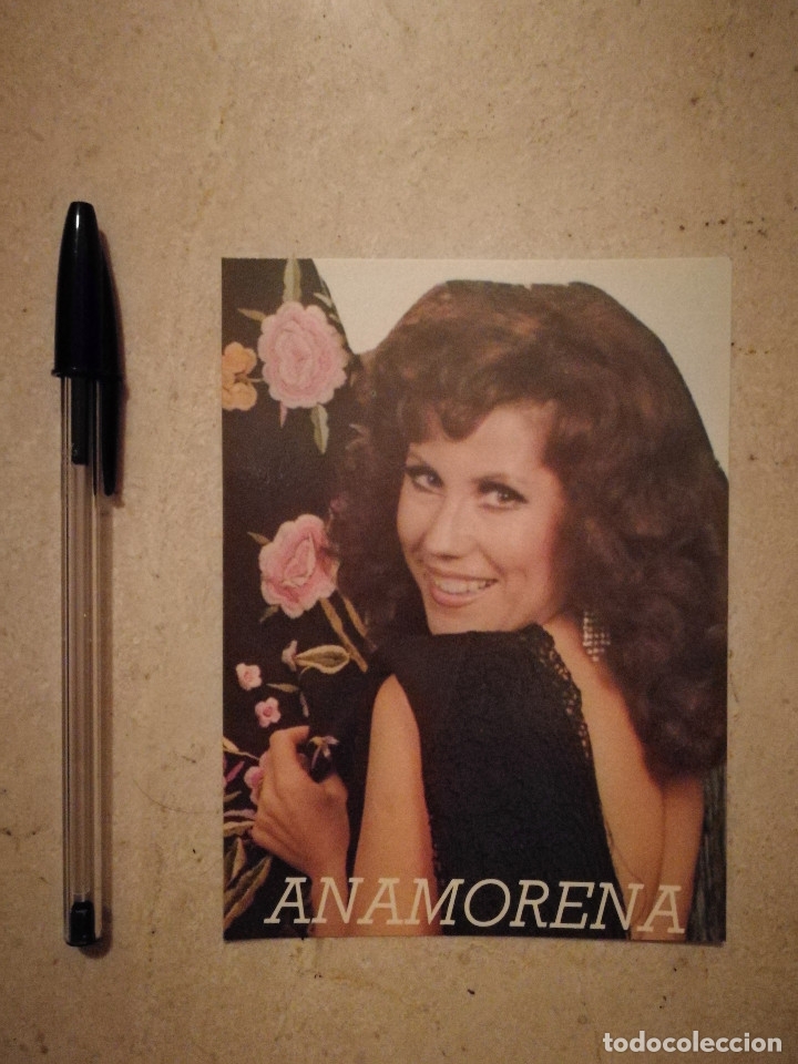 Photos of Singers: POSTAL PROMOCIONAL ORIGINAL ANA MORENA - FLAMENCO - ESPECTACULO J PONS