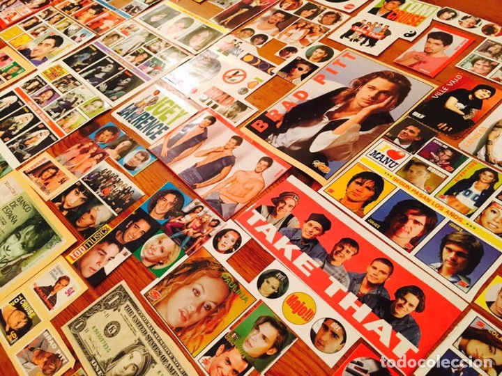 Fotos de Cantantes: LOTE 259 PEGATINAS REVISTA SUPER POP BRAVO y TOP MUSIC