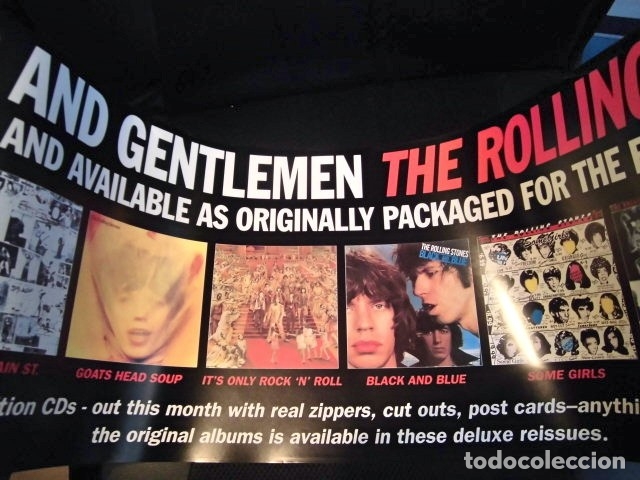 Fotos de Cantantes: ROLLING STONES ANUNCIO DISCOGRAFIA CARTON BLANDO CD REMASTERIZADOS COLECCION