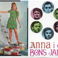Fotos de Cantores: GRUPO MUSICAL ANNA I ELS BONS JANS - BERGAS Nº 817 - EDITADA EN 1968 - S/C. Lote 178586578