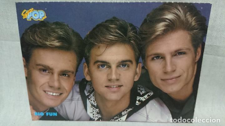 Fotos de Cantantes: TARJETA POSTAL REVISTA SUPER POP BIG FUN