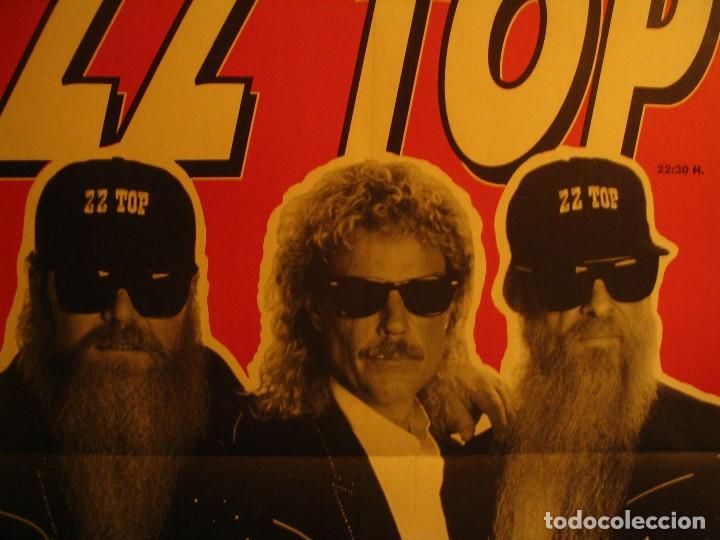 Cartel Original Gira Zz Top Barcelona X Comprar Postales Y