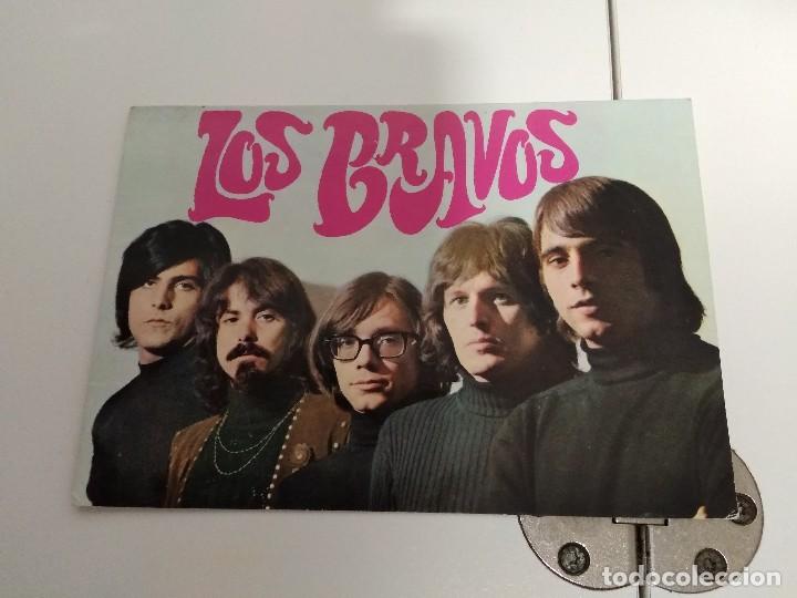 Photos of Singers: LOS BRAVOS POSTAL PROMOCIONAL COLUMBIA  DISCOGRAFIA DETRAS NUEVO