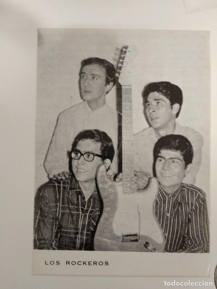 Photos of Singers: LOS ROCKEROS POSTAL PROMOCIONAL COMO NUEVO
