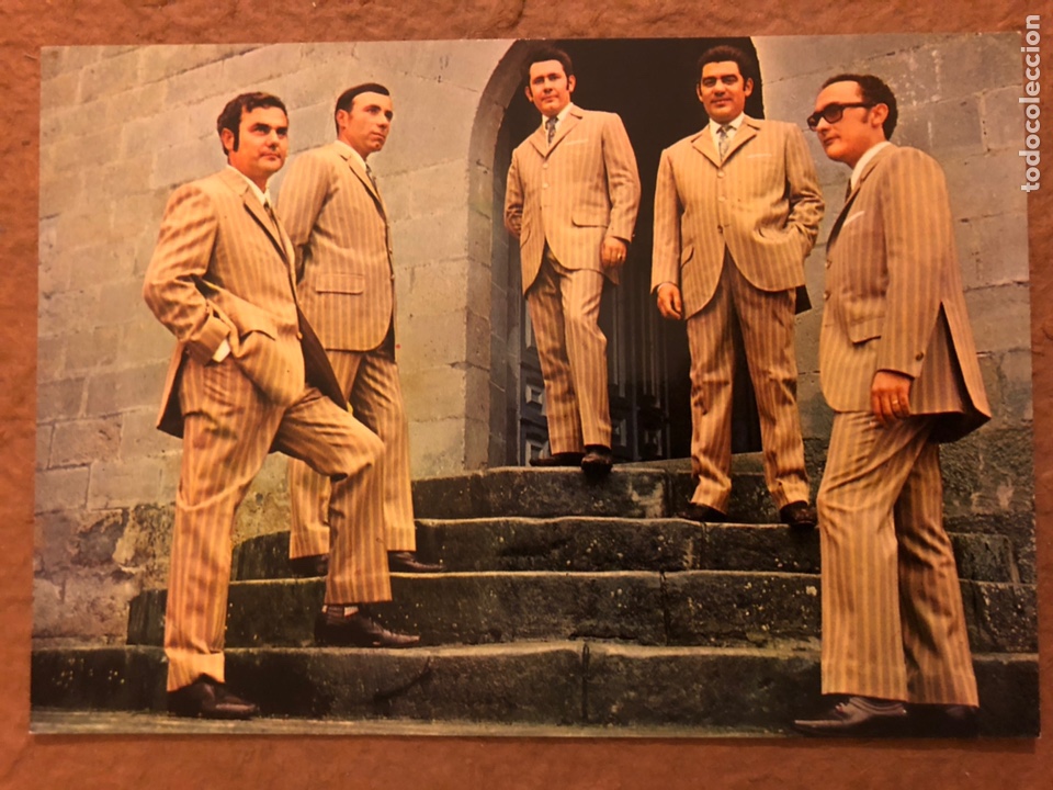 Photos de Chanteurs et Chanteuses: SHOWMEN. POSTAL SIN CIRCULAR BERGAS N&deg; 850.