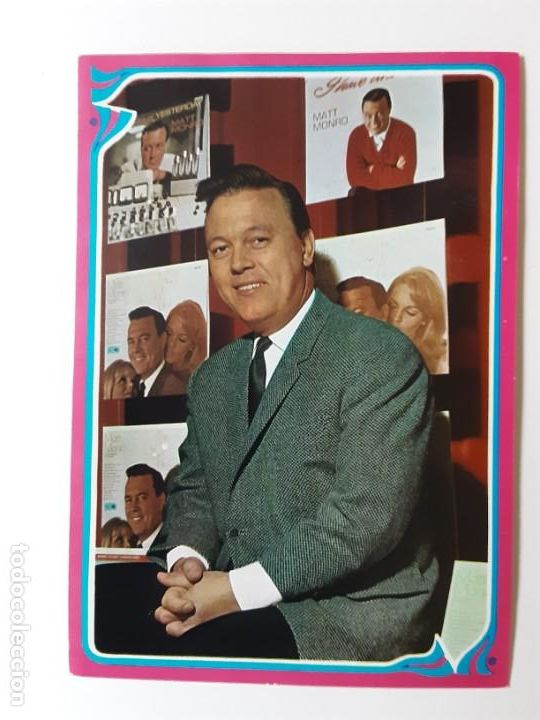 Photos de Chanteurs et Chanteuses: FOTO CROMO FABULOSOS DE LA CANCI&Oacute;N N⁰ 36 MATT MONRO
