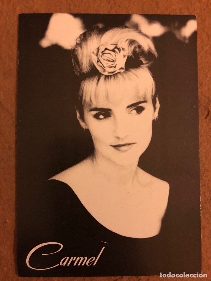 Fotos von Musikern: CARMEL. POSTAL SIN CIRCULAR PROMOCIONAL GIRA ESPA&Ntilde;A DOCTOR MUSIC CONCERT PROMOTERS.