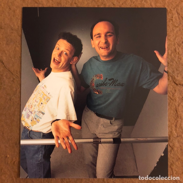 Fotos von Musikern: POP DE BLOCK &ldquo;LEY NATURAL&rdquo; (1991). TARJETA FOTOGRAF&Iacute;A PROMOCIONAL DISCOGR&Aacute;FICA AGATA RECORDS