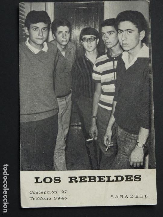 Fotos von Musikern: Los Rebeldes, Sadabell, foto postal