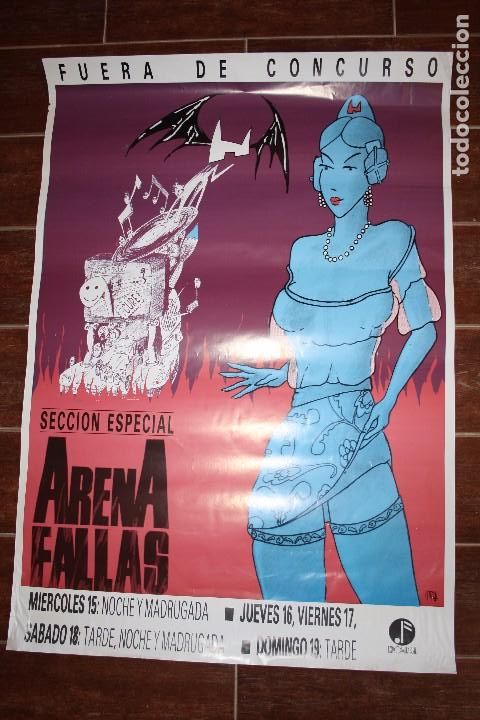 Photos de Chanteurs et Chanteuses: CARTEL ARENA VALENCIA . FALLAS. ORIGINAL. GRAN TAMA&Ntilde;O