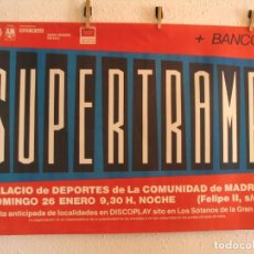 Foto di Cantanti: SUPERTRAMP + BANCO CARTEL ORIGINAL GIRA TOUR 1986 MADRID 63X88