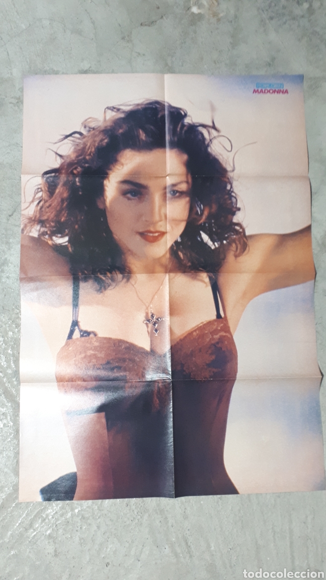 Fotos de Cantantes: POSTER DOBLE REVISTA POPCORN MADONNA Y DURAN DURAN