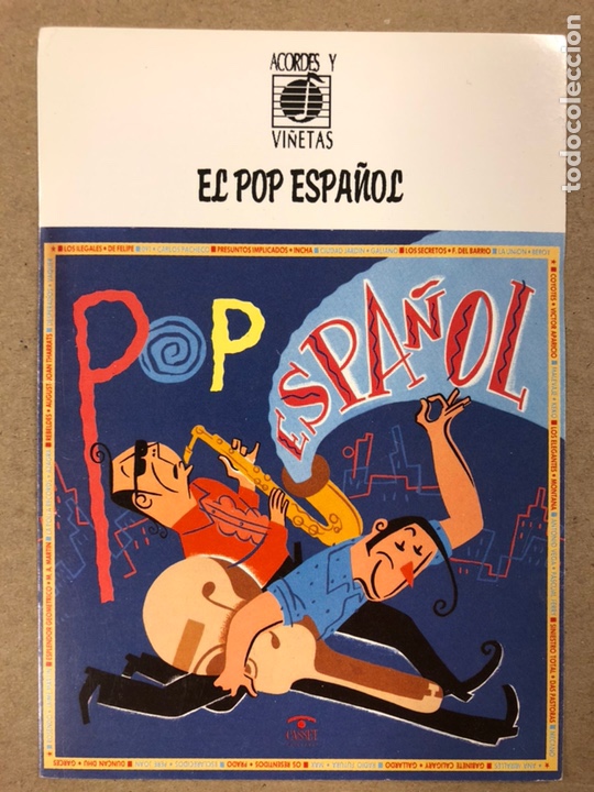 Photos de Chanteurs et Chanteuses: EL POP ESPA&Ntilde;OL, ACORDES Y VI&Ntilde;ETAS. TARJETA PROMOCIONAL LIBROS RETRATOS GRUPOS POP-ROCK ESPA&Ntilde;OLES.